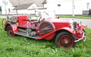 Automobilová stříkačka na podvozku Tatra 17